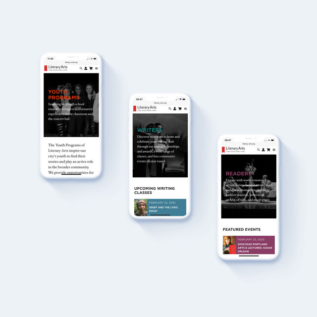 Literary Arts on iPhone