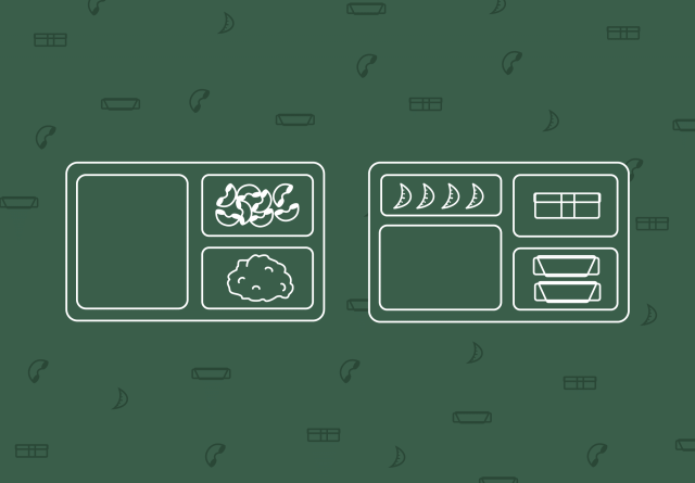 illustrations of bento