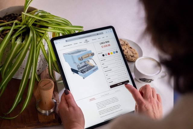 Mini Configurator on an iPad