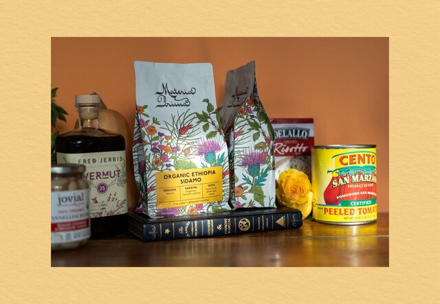 Materia Prima packaging sitting nicely with other Italian brands
