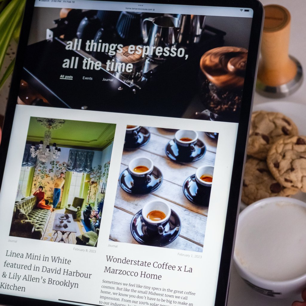 Blog landing
