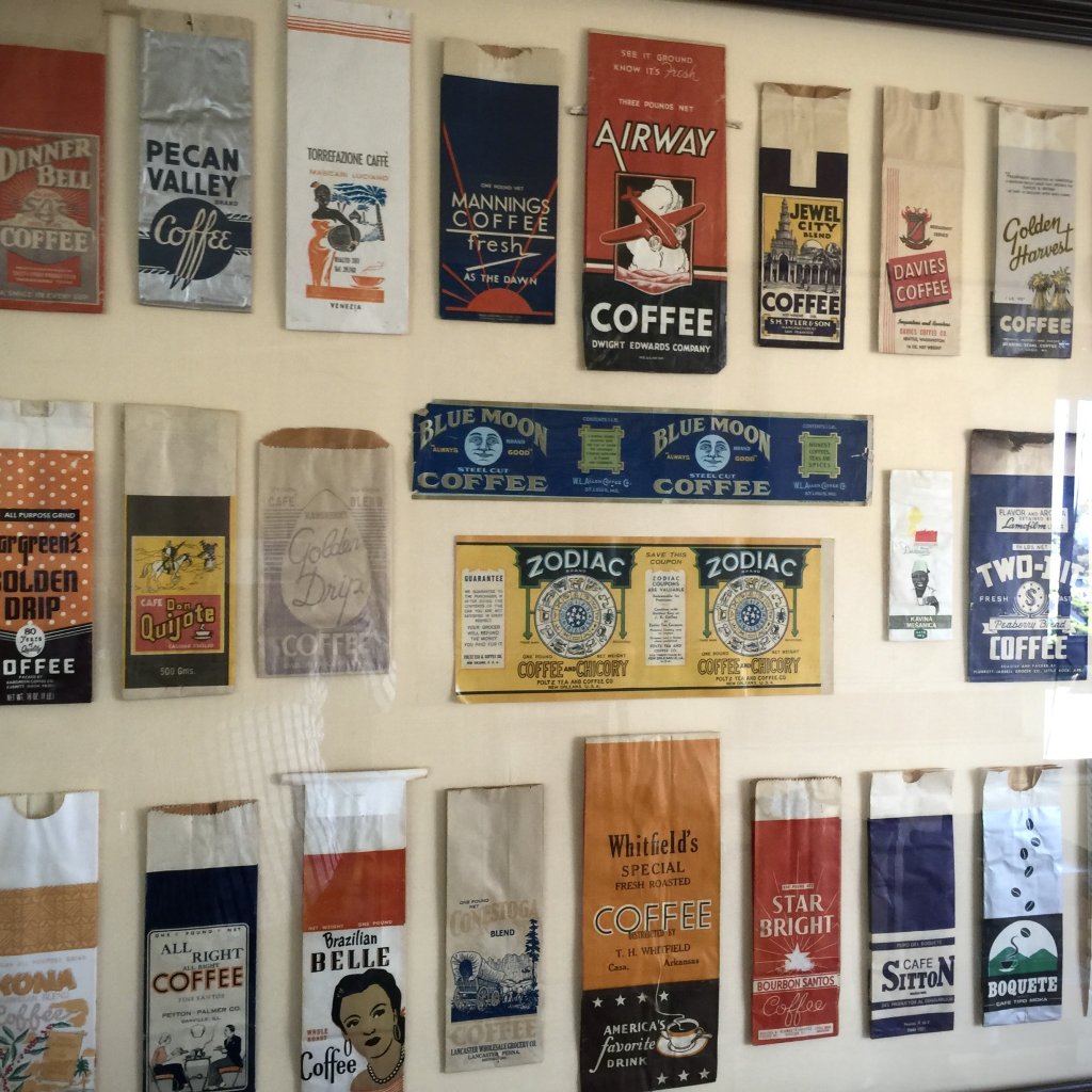 Royal Coffee Bags Wall
