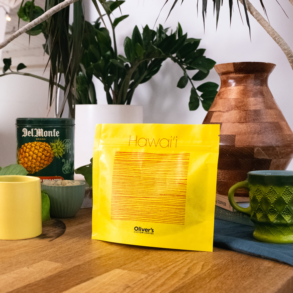 Oliver's Coffee Packaging, Hawaii Bag