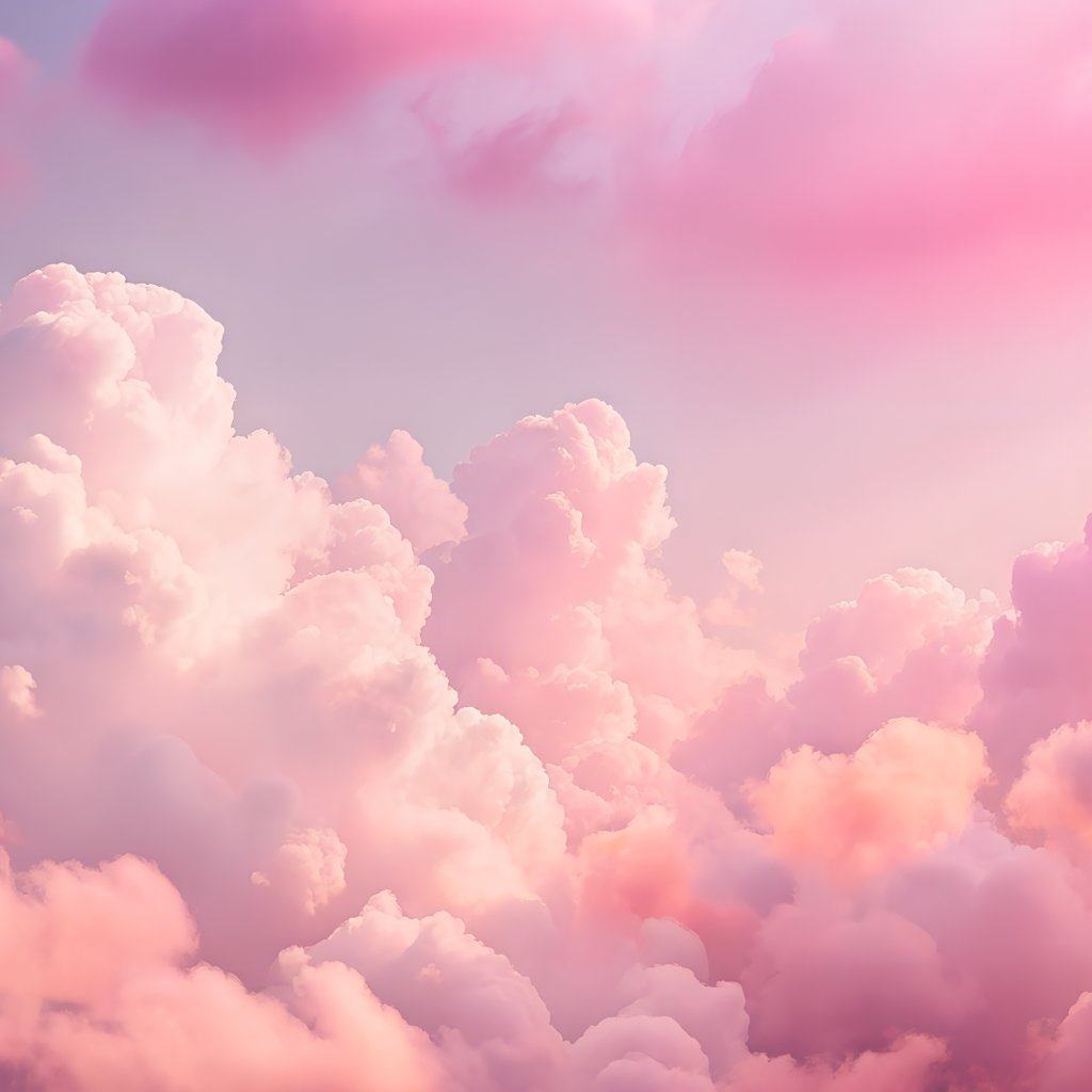 pink clouds