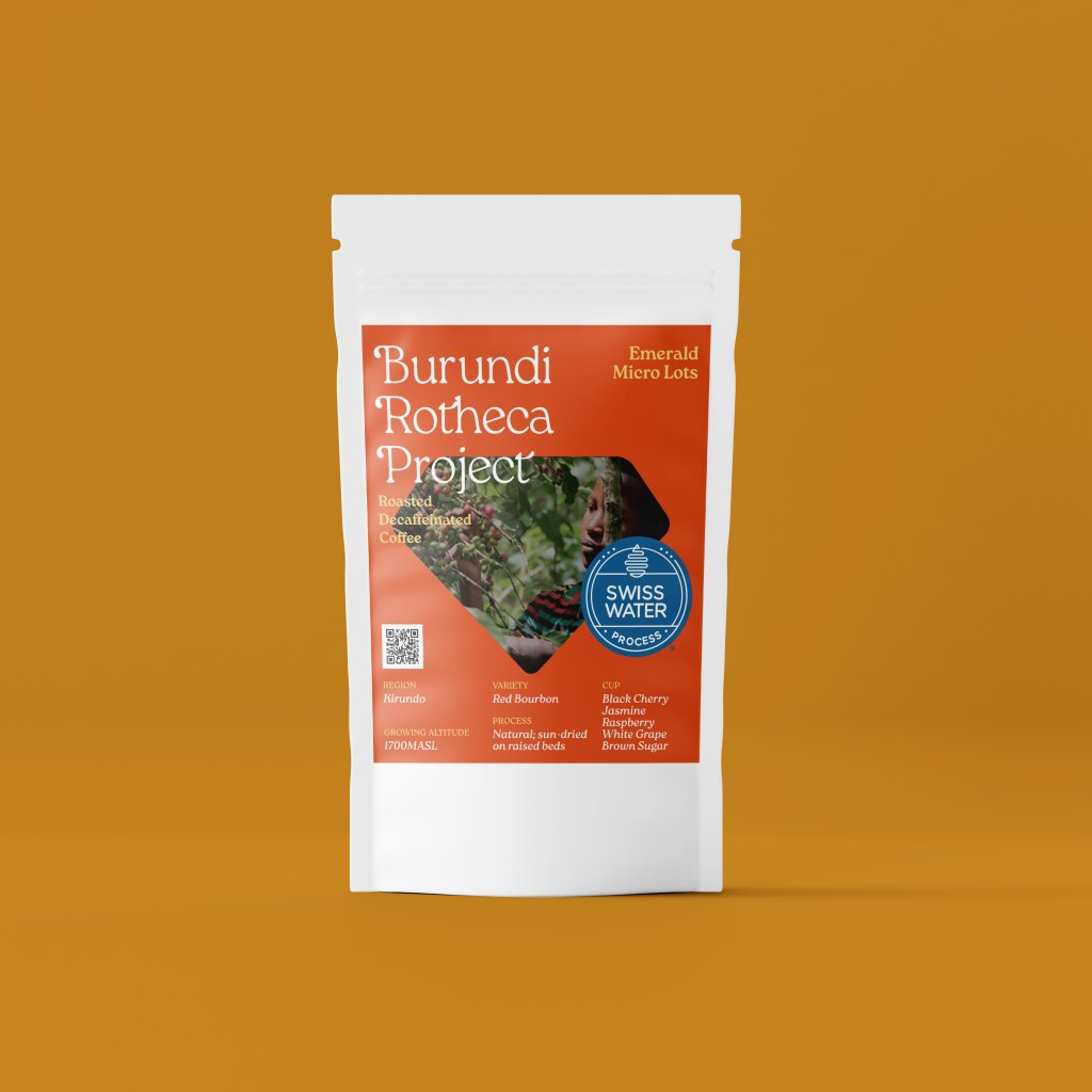 Sample bag label dusty emerald microlots