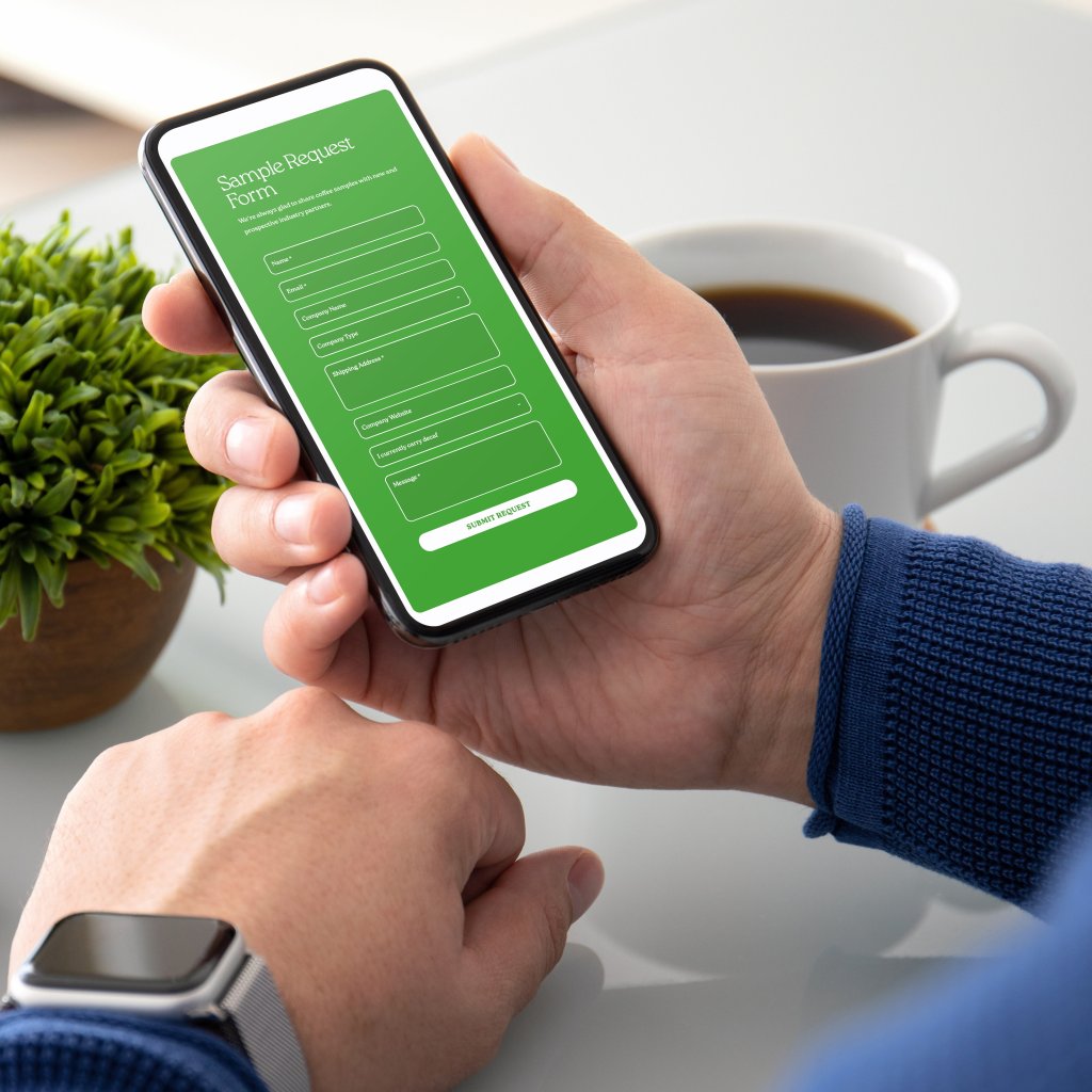 Swiss water source coffee sample