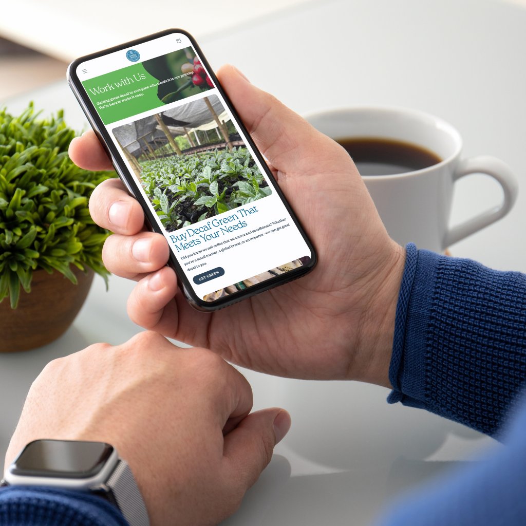 Swiss water source coffee work