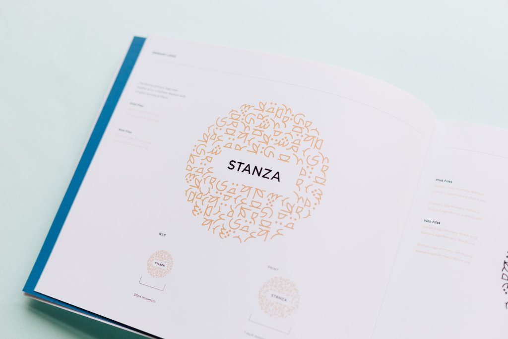 stanza brand book