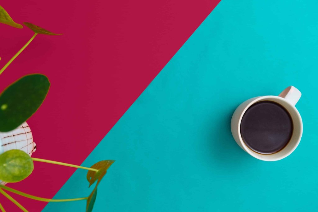 photo of coffee cup from the top-down, taken in a similar style to all of the other Sucafina photos