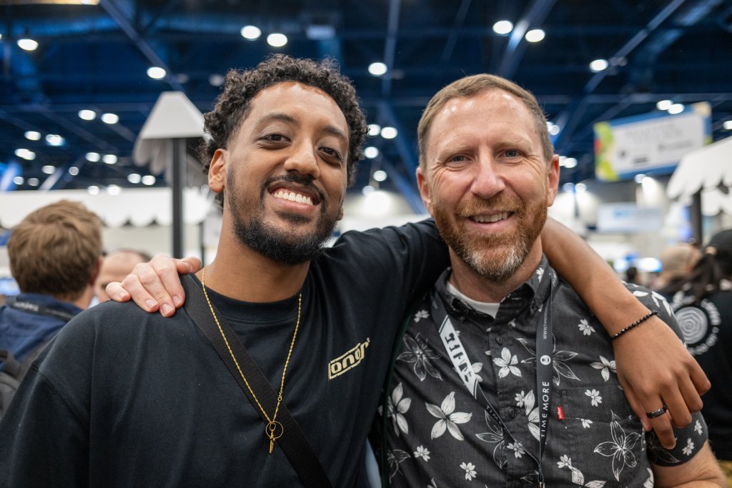 Andy Sprenger and friend from Sweet Bloom
