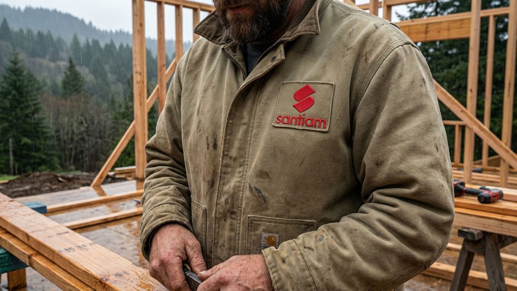 Santiam logo jacket