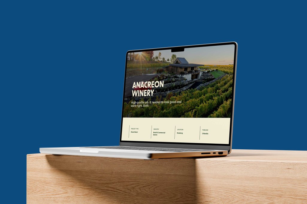 Santiam website laptop portfolio