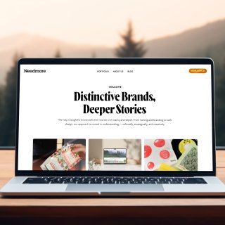 Our new website's home page