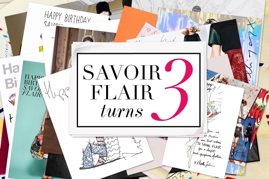 Happy 3rd Anniversary, Savoir Flair