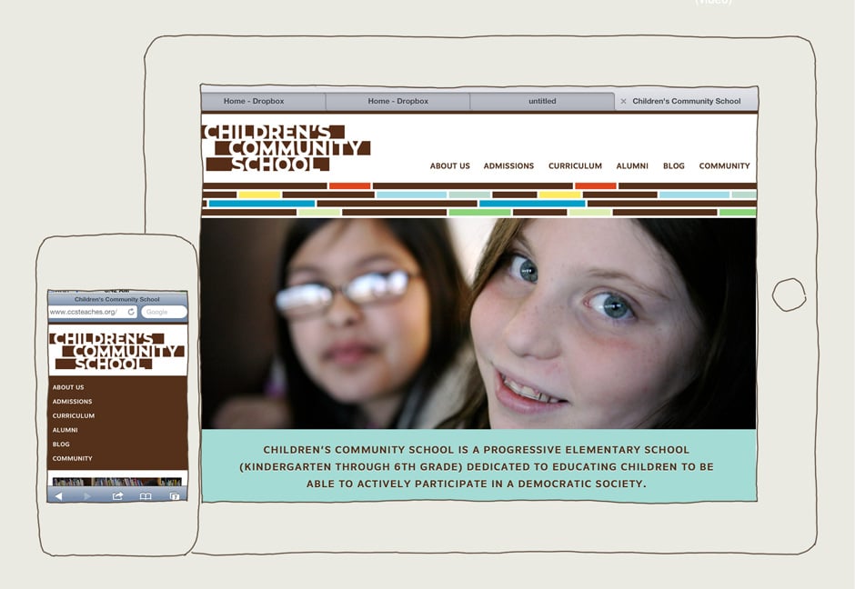 Back to School: A Responsive Website for Progressive Educators