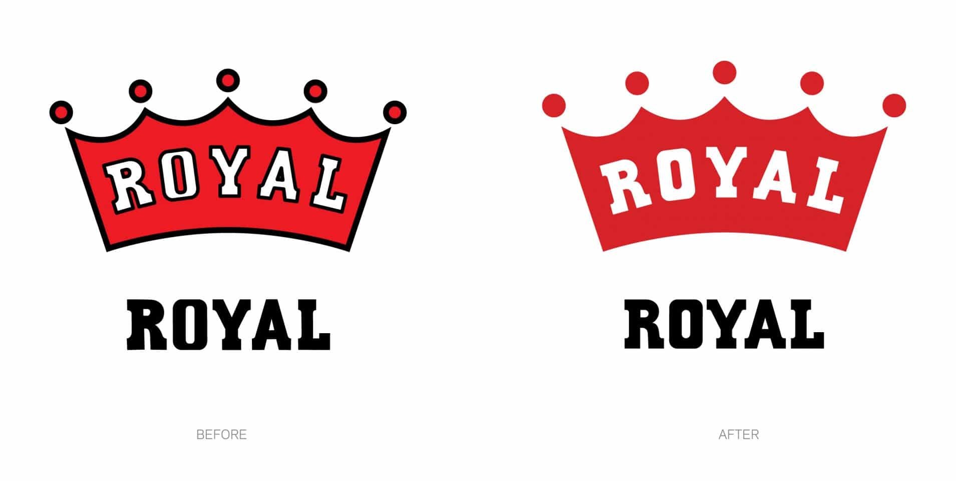 New and older Royal identity