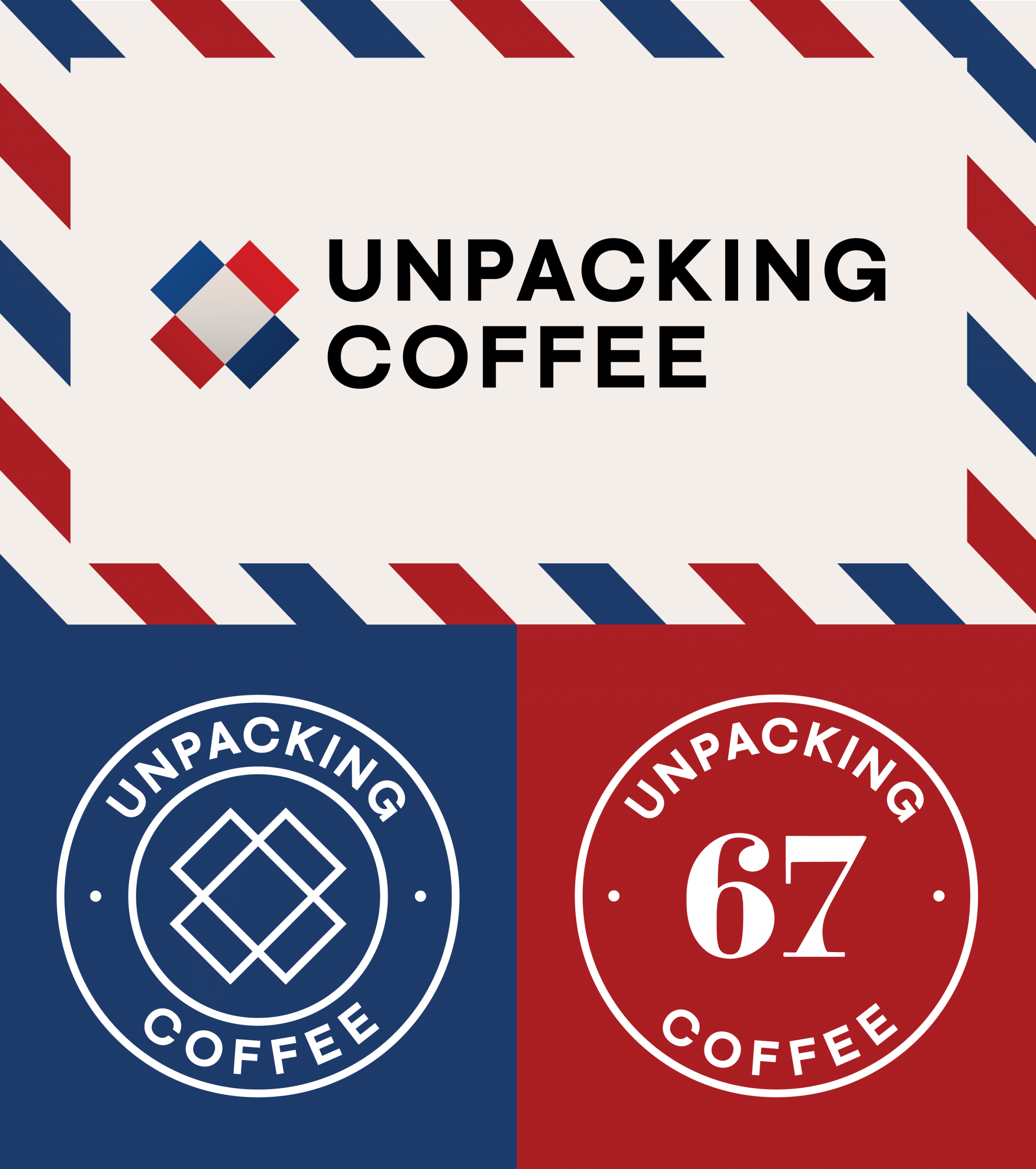 Unpacking Coffee New Logo