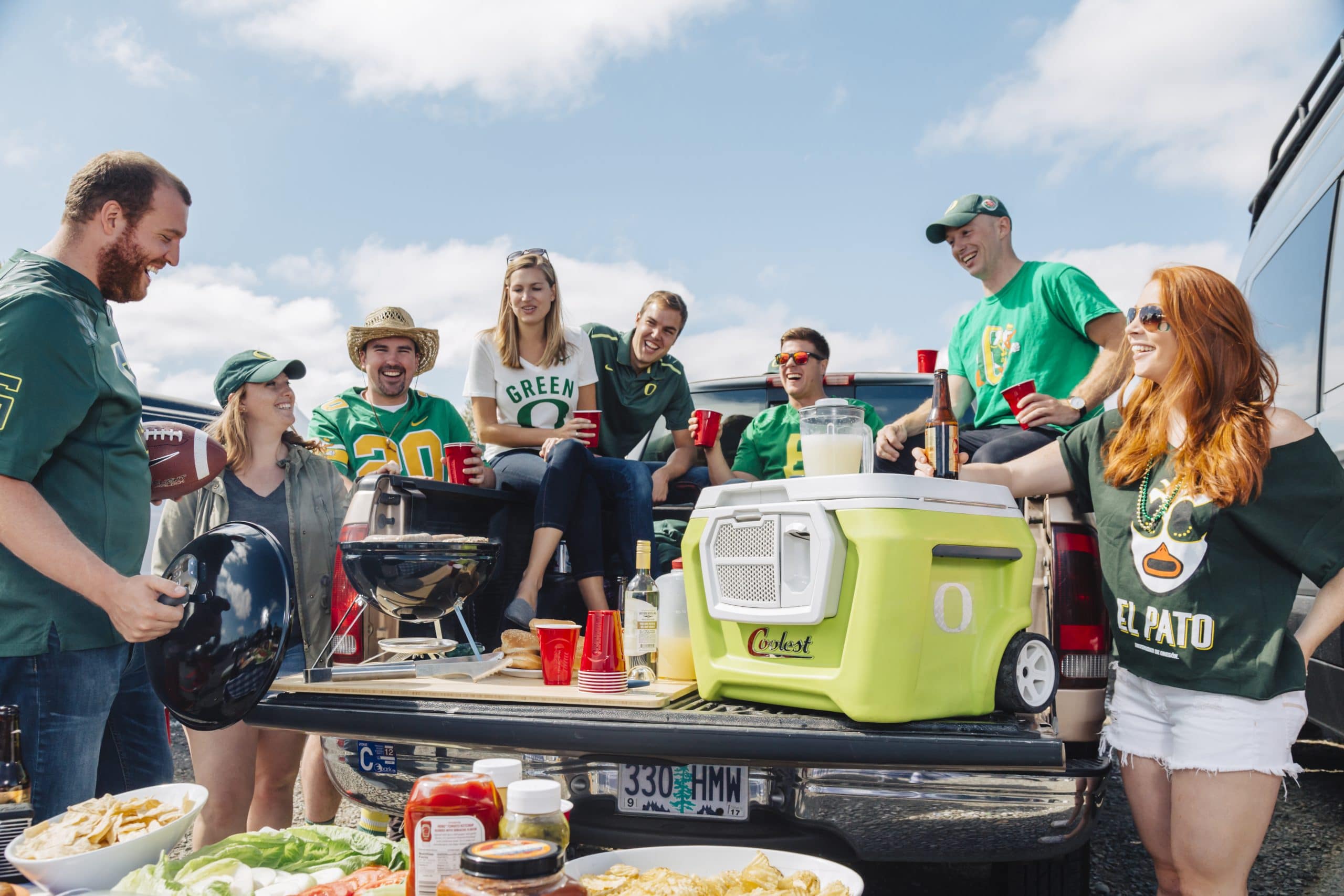 Coolest cooler tailgate party
