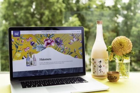 SakeOne website with sake