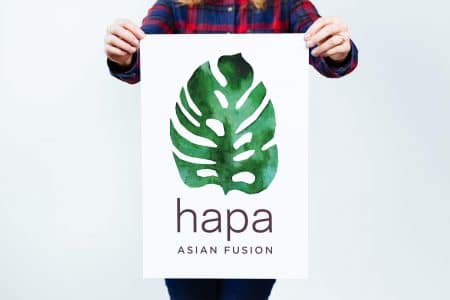 hapa logo on poster