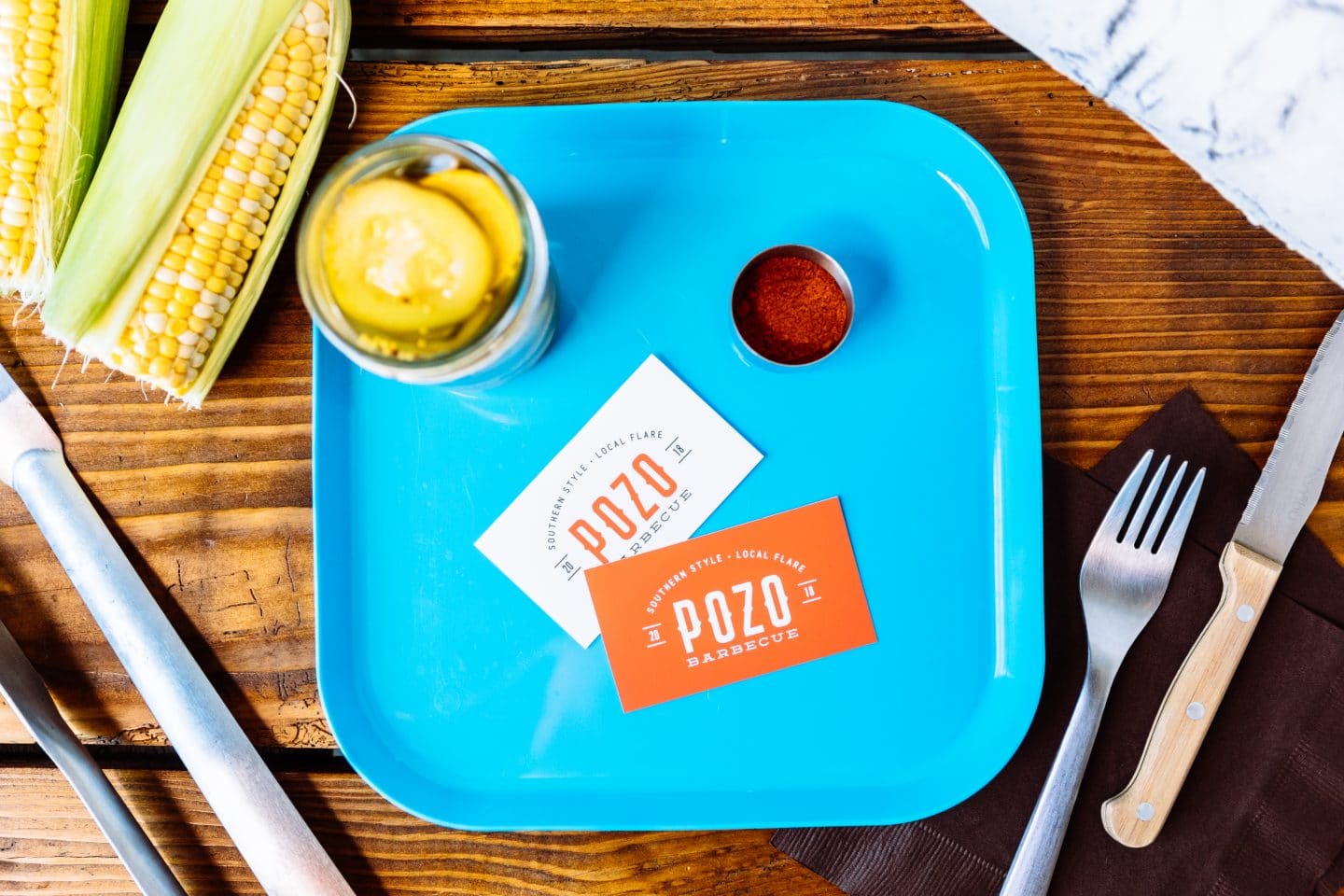 Pozo Barbecue business cards