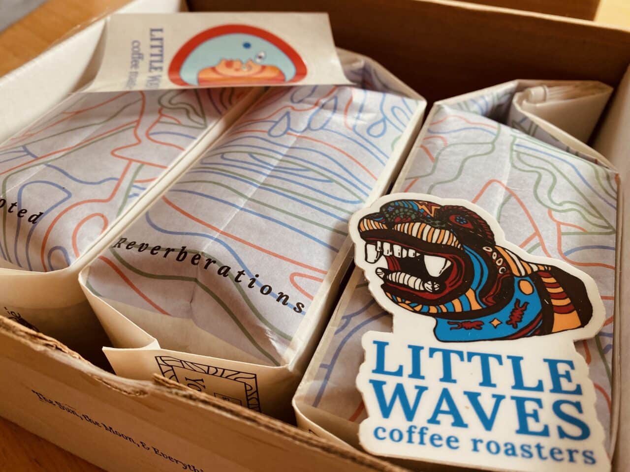 Little Waves coffee box